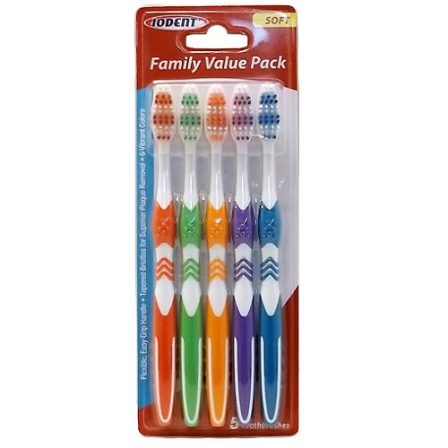 Value Pack Soft Toothbrushes 5 Count - Ardmore Salon & Tanning Spa