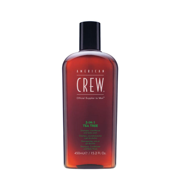 American Crew 3-In-1 Tea Tree Shampoo, Conditioner & Body Wash 15.2 oz