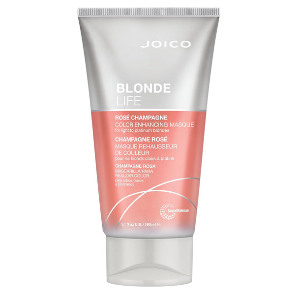 Joico Blonde Life Color Enhancing Masque Champagne Rose 5.1 oz