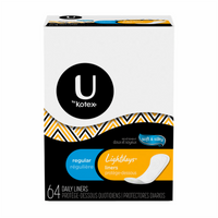 U by Kotex Lightdays Pantiliners 64 Count