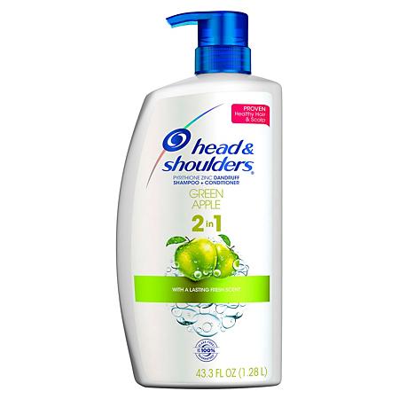 Head & Shoulders  2-in-1 Shampoo & Conditioner Green Apple 43.3 oz - Ardmore Salon & Tanning Spa