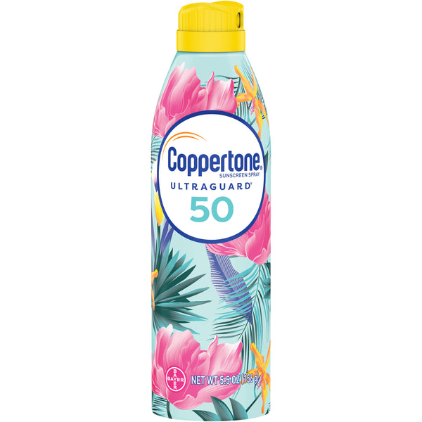 Coppertone Ultraguard Water Resistant SPF 50 Sunscreen Spray 6.9 oz