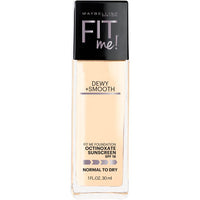 Maybelline FIT ME! Dewy + Smooth Foundation, Porcelain #110 - Ardmore Salon & Tanning Spa