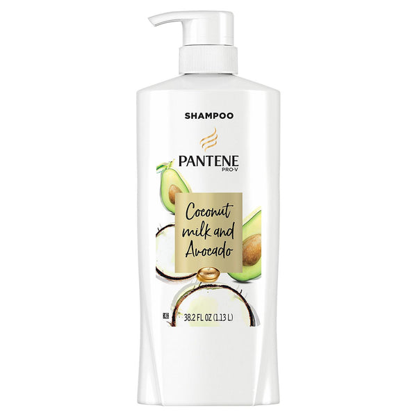 Pantene Coconut Milk & Avocado Shampoo 38.2 oz - Ardmore Salon & Tanning Spa
