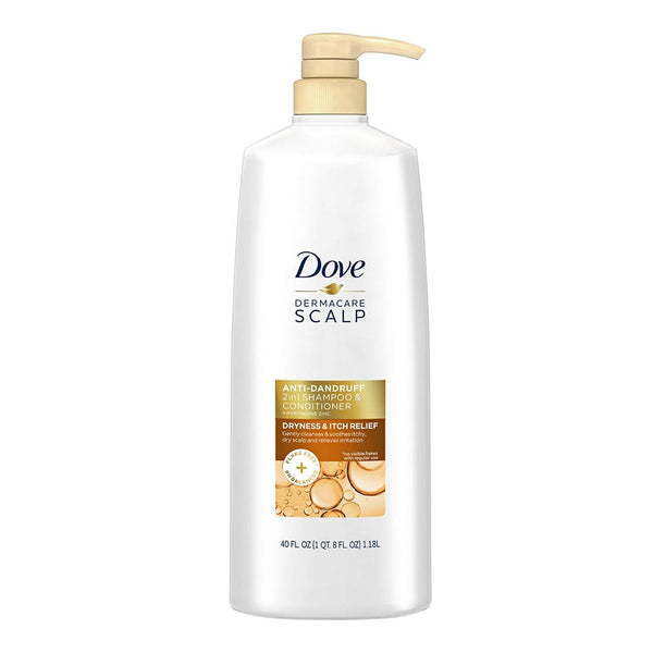 Dove Dermacare Scalp Anti Dandruff 2-in-1 Shampoo & Conditioner 40 oz - Ardmore Salon & Tanning Spa