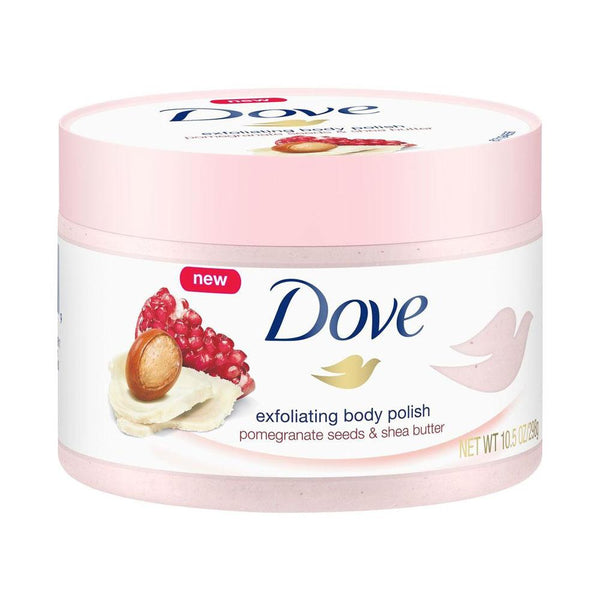 Dove Pomegranate Seeds & Shea Butter Exfoliating Body Polish 10.5 oz - Ardmore Salon & Tanning Spa
