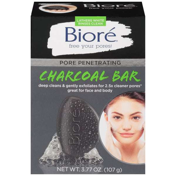Biore Pore Penetrating Charcoal Bar 3.77 oz - Ardmore Salon & Tanning Spa