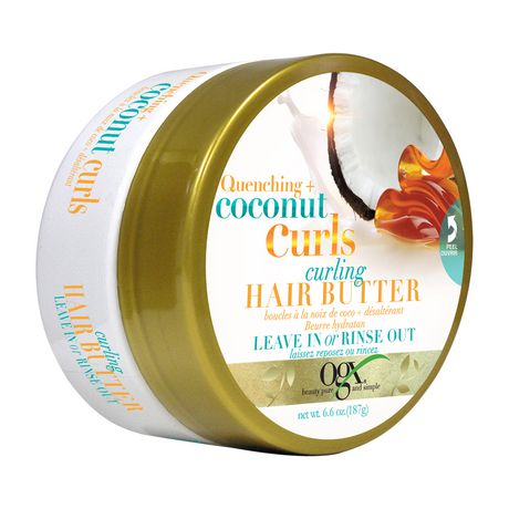 OGX Quenching Coconut Curls Curling Hair Butter 6.6 oz - Ardmore Salon & Tanning Spa