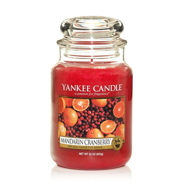 Yankee Candle, Large Jar, Mandarin Cranberry - Ardmore Salon & Tanning Spa