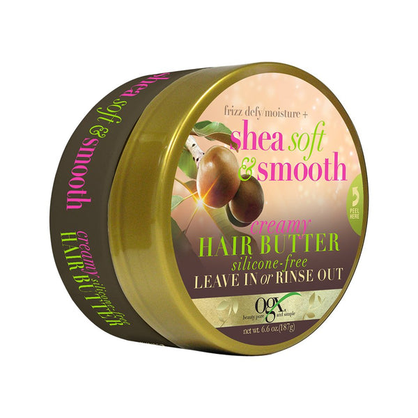 OGX Frizz Defy & Moisture Shea Soft & Smooth Creamy Hair Butter 6.6 oz - Ardmore Salon & Tanning Spa