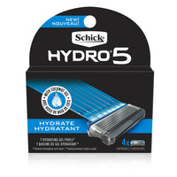 Schick Hydro5 Sense Hydrate Razor Blades, 4 Pack