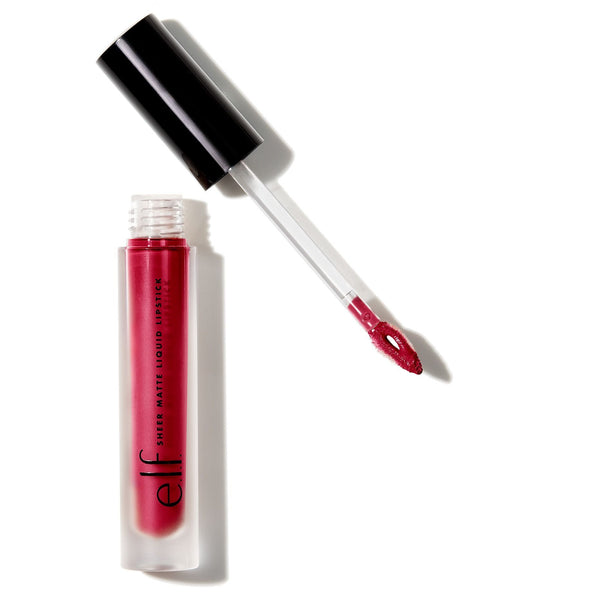 ELF Sheer Matte Liquid Lipstick, Bright Poppy - Ardmore Salon & Tanning Spa