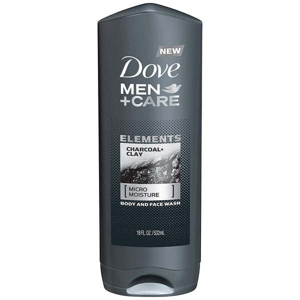 Dove Men + Care Charcoal Clay Body & Face Wash 18 oz - Ardmore Salon & Tanning Spa