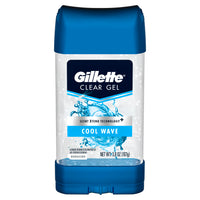 Gillette Clear Gel Cool Wave Anti-Perspirant Deodorant 3.8 oz - Ardmore Salon & Tanning Spa