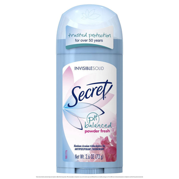 Secret Powder Fresh Invisible Solid Anti-Perspirant Deodorant 2.6 oz - Ardmore Salon & Tanning Spa