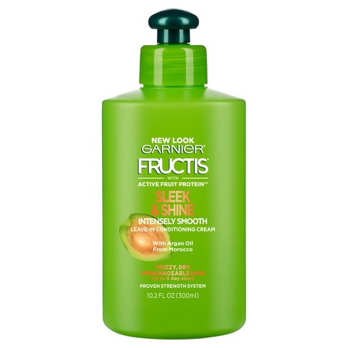 Garnier Fructis Sleek & Shine Leave In Conditioning Cream 10.2 oz - Ardmore Salon & Tanning Spa