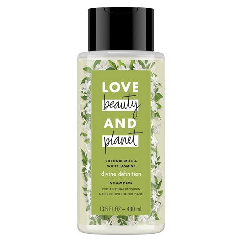 Love Beauty & Planet Coconut Milk & White Jasmine Divine Definition Shampoo 13.5 oz - Ardmore Salon & Tanning Spa