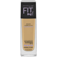 Maybelline FIT ME! Dewy + Smooth Foundation, Warm Nude #128 - Ardmore Salon & Tanning Spa