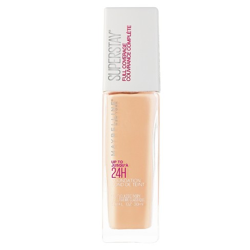 Maybelline Super Stay Full Coverage 24 HR Foundation, Classic Ivory #120 - Ardmore Salon & Tanning Spa