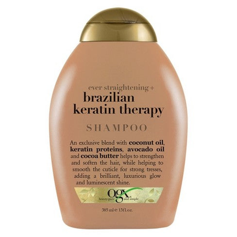 OGX Ever Strengthening Brazilian Keratin Therapy Shampoo 13 oz - Ardmore Salon & Tanning Spa