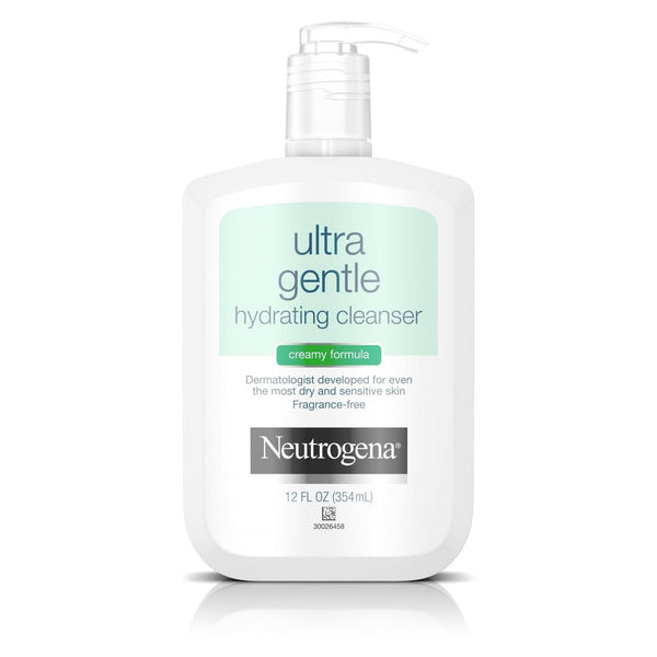 Neutrogena Ultra Gentle Hydrating Cleanser 12 oz - Ardmore Salon & Tanning Spa