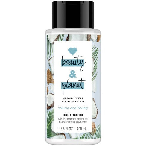 Love Beauty & Planet Coconut Water & Mimosa Flower Volume & Bounty Conditioner 13.5 oz - Ardmore Salon & Tanning Spa