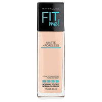 Maybelline FIT ME! Matte + Poreless Foundation, Fair Porcelain #120 - Ardmore Salon & Tanning Spa