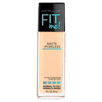 Maybelline FIT ME! Matte + Poreless Foundation, Warm Nude #128 - Ardmore Salon & Tanning Spa