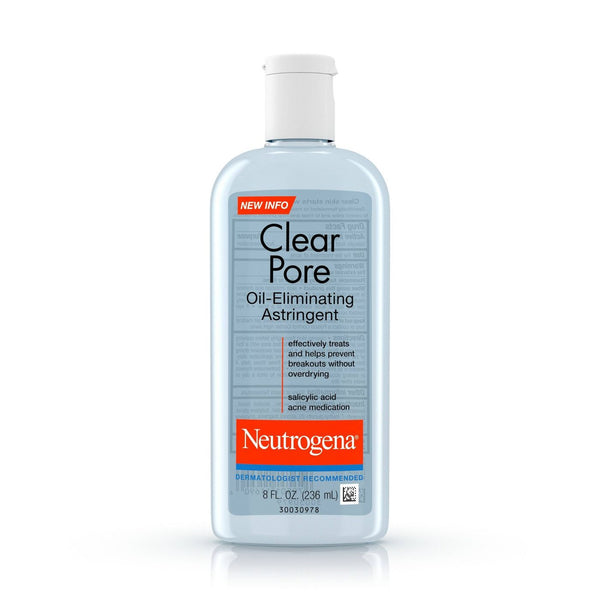 Neutrogena Clear Pore Oil-Eliminating Astringent 8 oz - Ardmore Salon & Tanning Spa