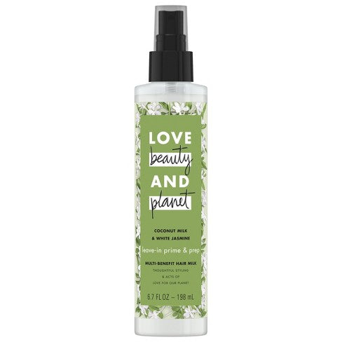 Love Beauty & Planet Coconut Milk & White Jasmine Multi Benefit Hair Milk 6.7 oz - Ardmore Salon & Tanning Spa