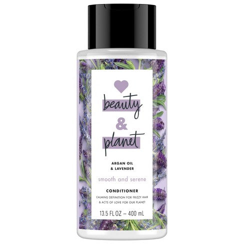 Love Beauty & Planet Lavender & Argan Oil Smooth & Serene Conditioner 13.5 oz - Ardmore Salon & Tanning Spa