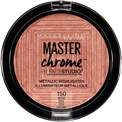Maybelline Master Chrome Metallic Highlighter, Molten Peach #150 - Ardmore Salon & Tanning Spa