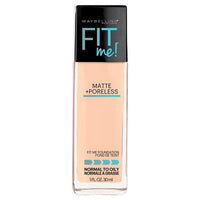 Maybelline FIT ME! Matte + Poreless Foundation, Classic Ivory #120 - Ardmore Salon & Tanning Spa