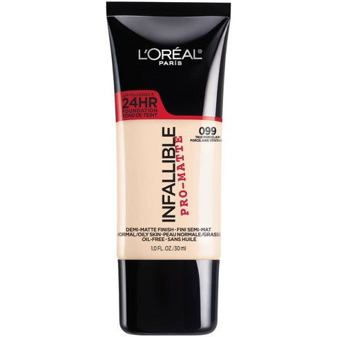 Loreal Infallible Pro-Matte Foundation, True Porcelain #099 - Ardmore Salon & Tanning Spa