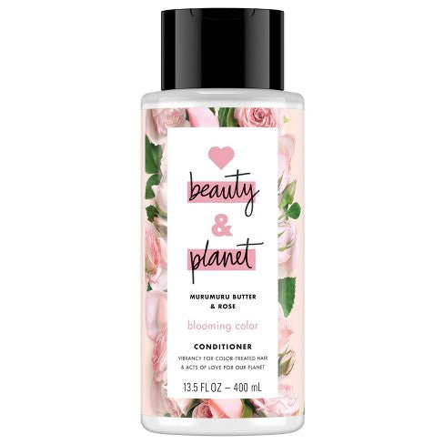 Love Beauty & Planet Murumuru Butter & Rose Blooming Color Conditioner 13.5 oz - Ardmore Salon & Tanning Spa