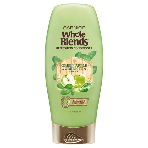 Garnier Whole Blends Green Apple & Green Tea Conditioner 22 oz - Ardmore Salon & Tanning Spa