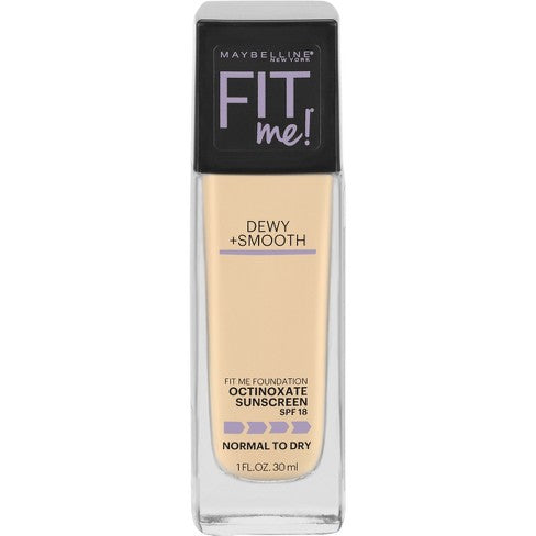 Maybelline FIT ME! Dewy + Smooth Foundation, Fair Porcelain #102 - Ardmore Salon & Tanning Spa