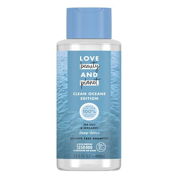 Love Beauty & Planet Clean Ocean Sea Salt & Bergamont Shampoo 13.5 oz - Ardmore Salon & Tanning Spa