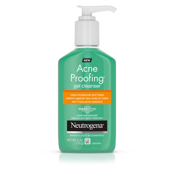 Neutrogena Acne Proofing Gel Cleanser 6 oz - Ardmore Salon & Tanning Spa