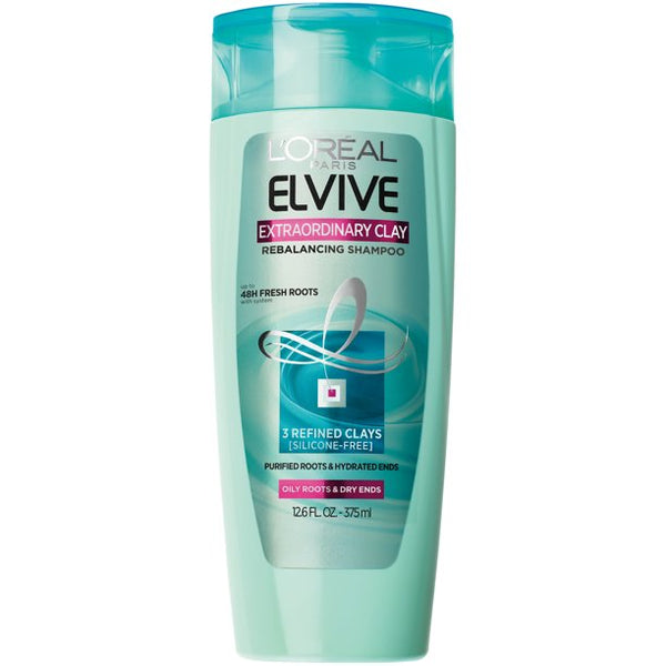 L'oreal Paris Elvive Extraordinary Clay Rebalancing Shampoo 12.6 oz