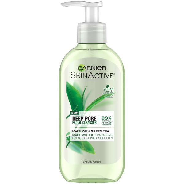 Garnier SkinActive Green Tea Deep Pore Facial Cleanser 6.7 oz